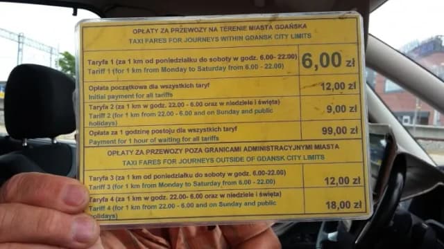 Ile kosztuje taxi w Gdańsku? Zaskakujące stawki i dodatkowe opłaty Ile kosztuje taxi w Gdańsku? Zaskakujące stawki i dodatkowe opłaty